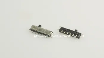 

10 pcs Miniature Slide Switch 10 Pin 1P3T SP3T ON-ON-ON Right Angle SMT PCB Board guide actuator height 1.5mm