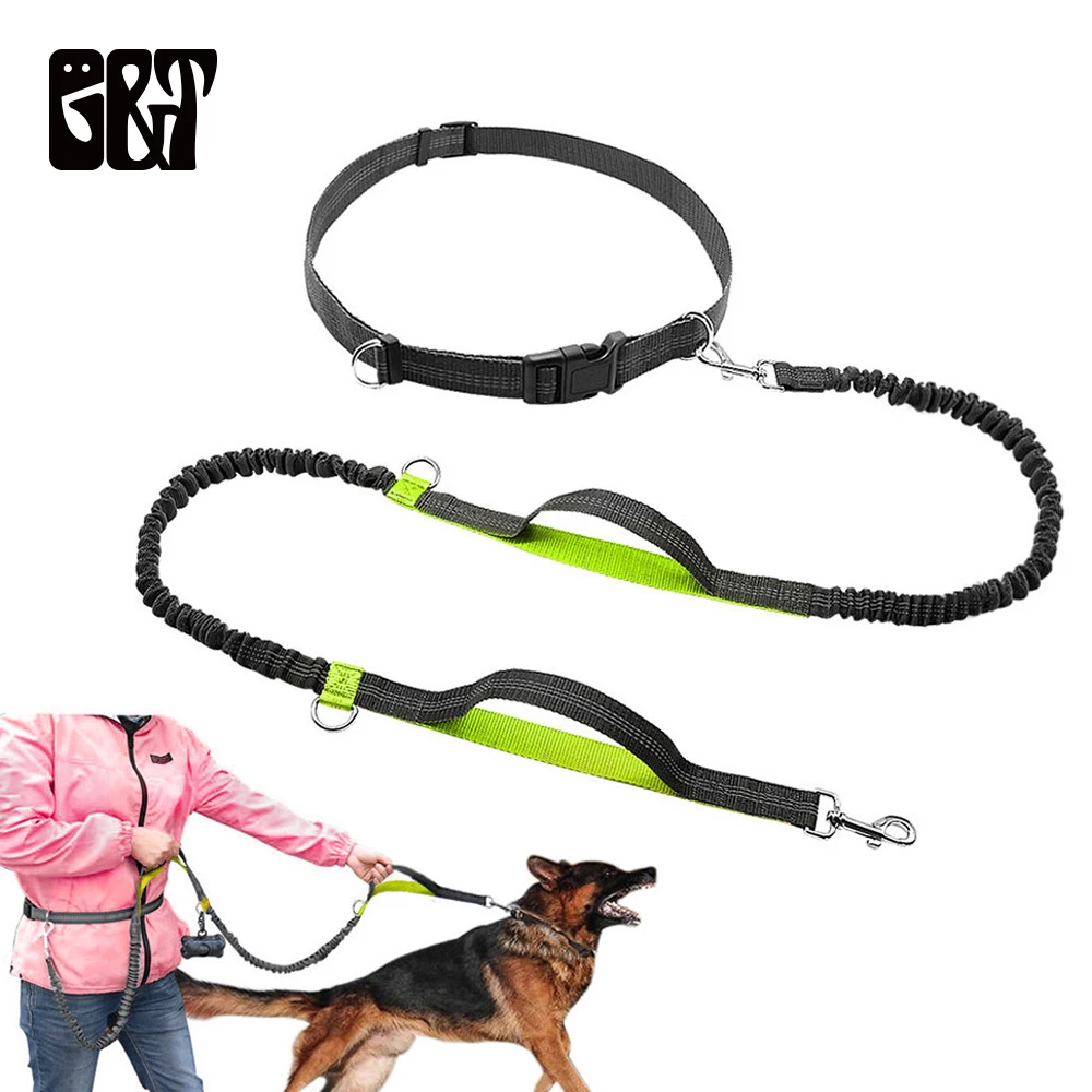 

PUGGA Multifunctional Dog Leash Running Logging Dog Tags Waterproof Night Reflective Puppy Leash Walking Dog Safe Detachable
