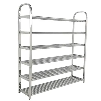 

Shoe Rack Multi-layer Thickening Reinforcement Stainless Steel Shoes Shelf Household Simple Metal Shoe Cabinet Zapatero Mueble