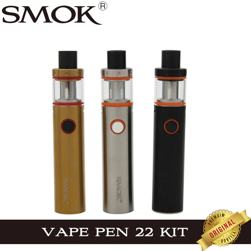 Набор вейп ручек Smok 22 светодиодная электронная сигарета встроенный аккумулятор
