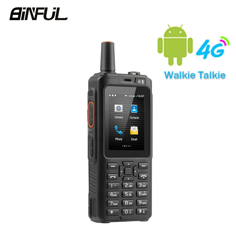Рация BiNFUL 7S + Zello мобильный телефон IP65 водонепроницаемый смартфон MTK6737M