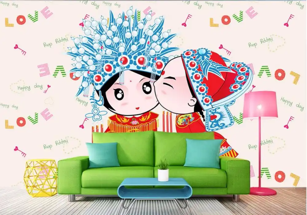 3d Wallpaper Hd Love Cartoon