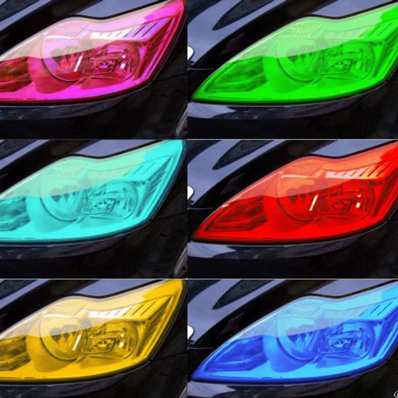 30cm/40cmx5m Car headlights Auto Car Light Headlight Taillight Vinyl