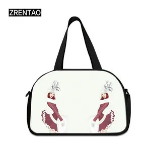 woman travel tote