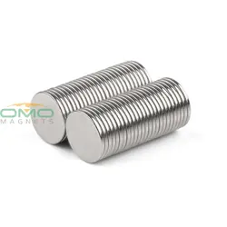 ОМО Magnetics 50 шт. неодимовые магниты N50 Класс 12 мм x 1 мм лист редкоземельных сильный Мощность магниты