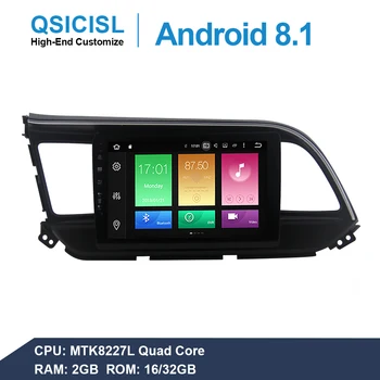 

New Android 8.1 IPS 9" car dvd multimedia player for Hyundai Elantra 2019 headunit 1 din quad core car radio multimedia stereo