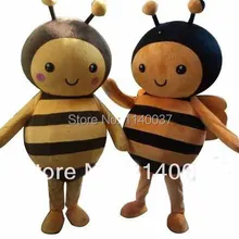 Талисман с большими глазами медовый пчела костюм талисмана взрослый символ «Герой мультфильма» костюм пчелы карнавальный костюм