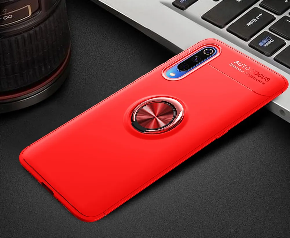 iphone se wallet case KEYSION Case For Xiaomi Mi 9 SE Mi 8 Pro Lite Soft TPU Magnetic Magnet Car Finger Ring Holder Kickstand Back Cover for Mi9 Mi A2 iphone se silicone case