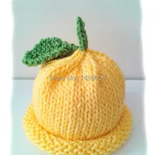 Вязание для лимона шапка для новорожденного реквизит