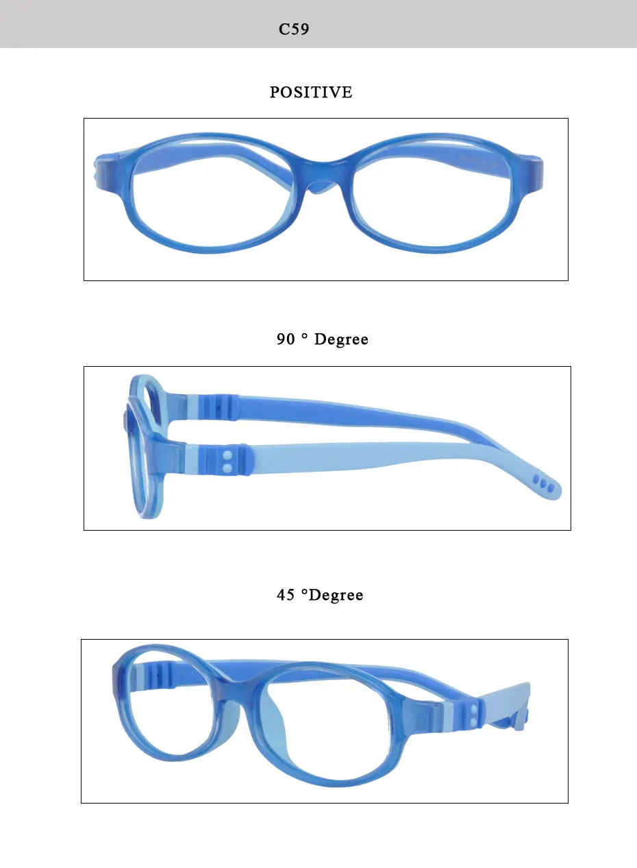 SPITOIKO Kids'glasse TR и Кремниевая оптическая рамка Рецептурные очки 7002