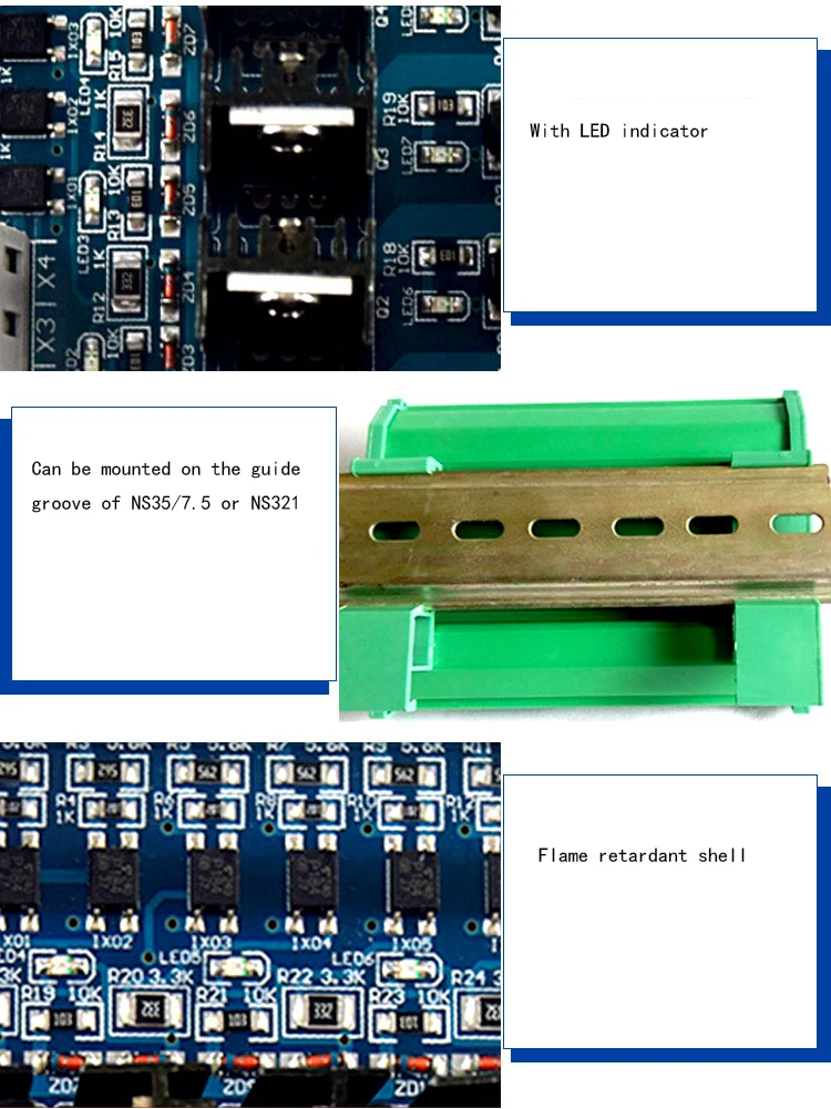 Placa de Proteção do Relé de Isolamento Placa Amplificadora Diafragma rc Anti-surge Power Relay Board 16-way Plc dc 2 High Quality Renovação da Casa