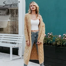 Simplee mohair knitted cardigan