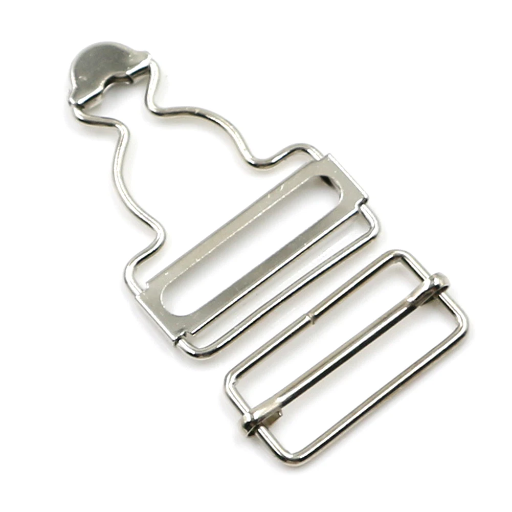 

2pcs/set Pants Overalls Jeans Brace Clips Metal Button Suspenders Buckle Gourd Fastener Rivets Clothes Sewing Accessories Bib