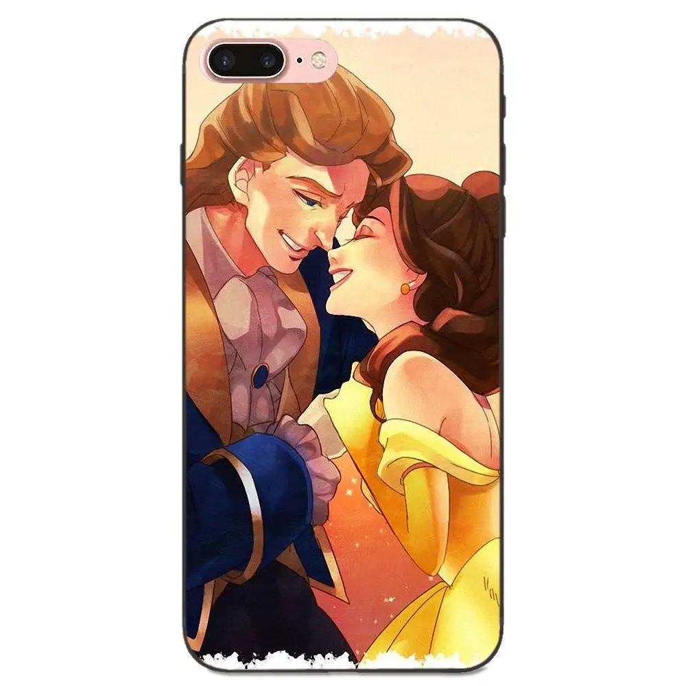 Мультфильм Красавица и Чудовище для Galaxy C5 C7 J1 J2 J3 J330 J5 J6 J7 J730 2017 Ace Core Duo Max Mini Plus Prime
