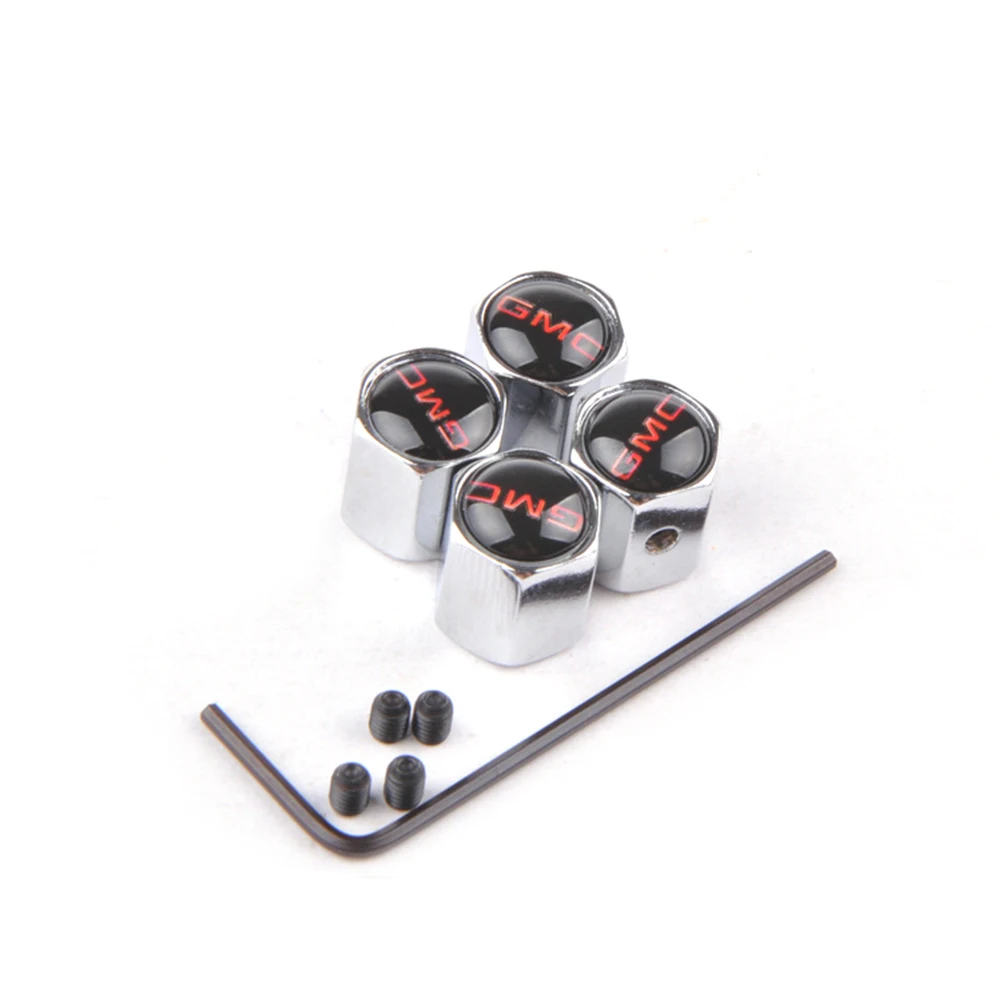 

4Pcs/Lot Universal Aluminum Car Tyre Air Valve Caps, Bicycle Tire Valve Cap, Car Wheel Styling With Wrench