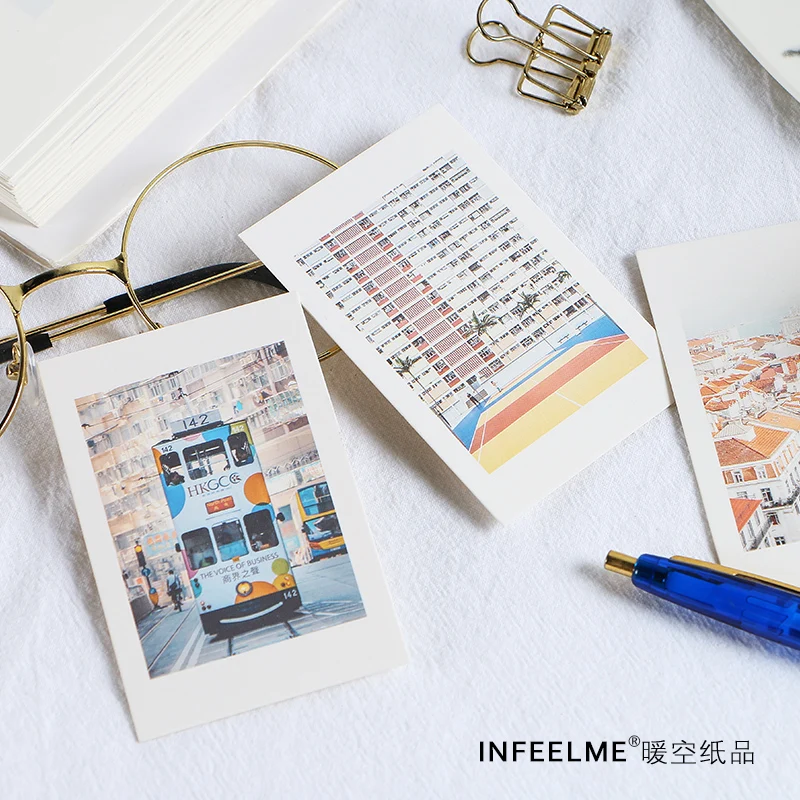 28 Sheets/Set Mountains and Rivers Are Long Lomo Card Mini Postcard/Greeting Card/Birthday Gift Card