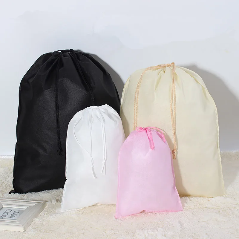 

Drawstring Bags Waterproof Package Shoe Pocket Storage Organize Bag Non-woven Fabric Draw Pocket Drawstring Bags Toiletry Bag