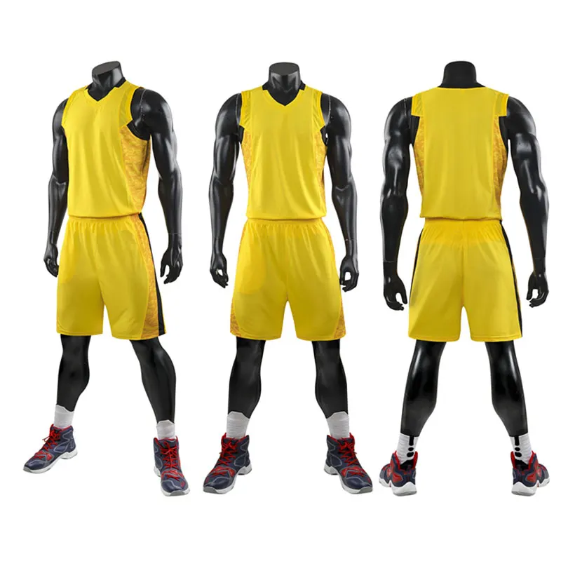 Высокое качество Мужские баскетбольные майки наборы дышащий командный спортивный костюм комплект униформы Спортивная одежда для соревнований спортивный костюм с принтом на заказ
