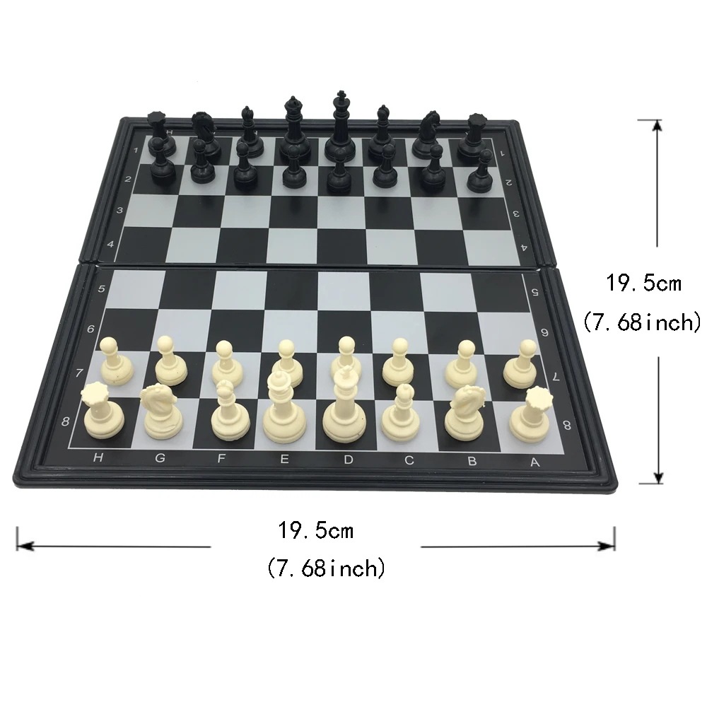 Mini Folding Board Games Board Size 19 5 Cm X 19 5 Cm Magnetic Pieces Portable Travel Chess Set Education For Child Gift Chess Set Travel Chess Settravel Chess Aliexpress
