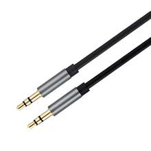 3.5mm Aux Audio Cable Stereo for car Male to Male Metal 24K Gold Plated Copper for MP3 MP4 Headset aux speaker CD player DVD