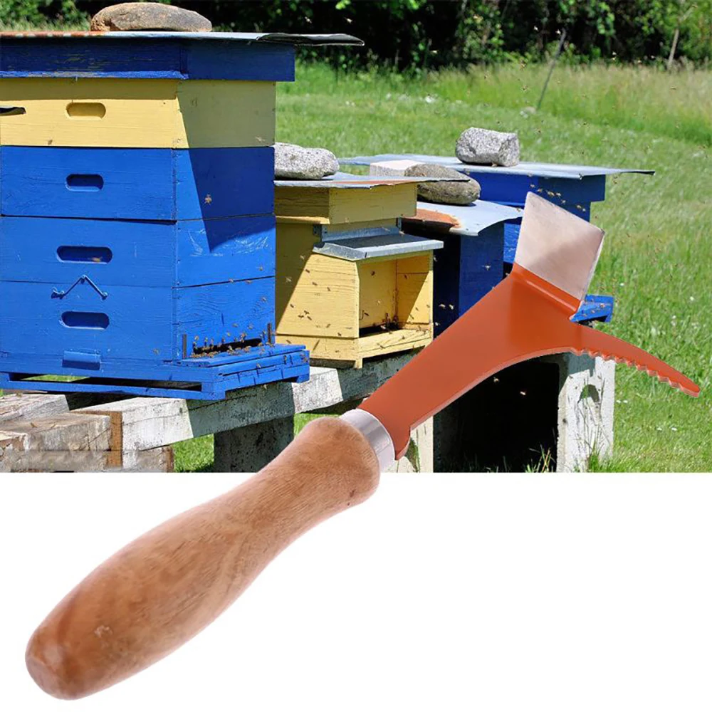 2 шт. нож-скребок для пчеловодов разворачивающая вилка нож с деревянной ручкой пчелы король пчеловоды инструменты оборудование для пчеловодства