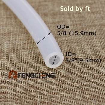 

Silicone Tubing 3/8" ID x 5/8"OD, food grade, homebrew hose
