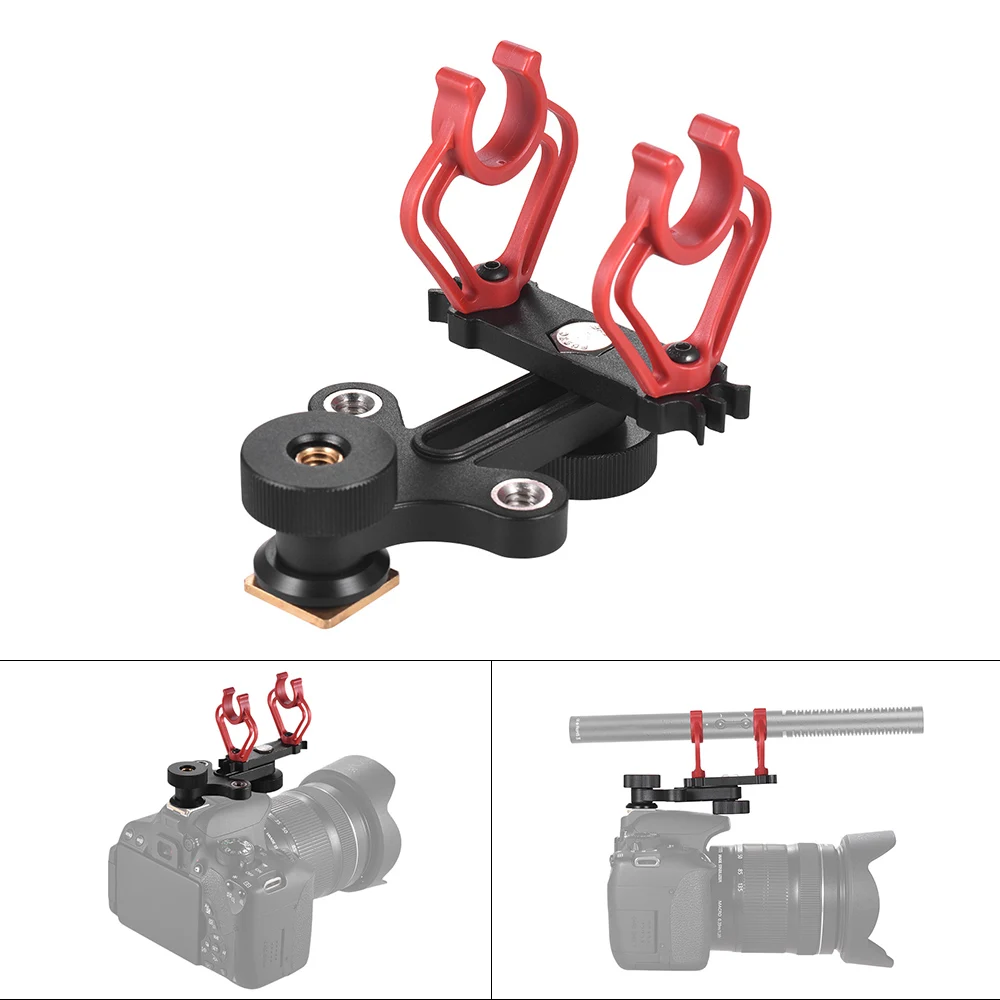BOYA BY-C30 подвесом держатель зажим для камеры обуви для Направленные Микрофоны 18-20 мм Диаметр Стандартный-адаптер для «горячего башмака»