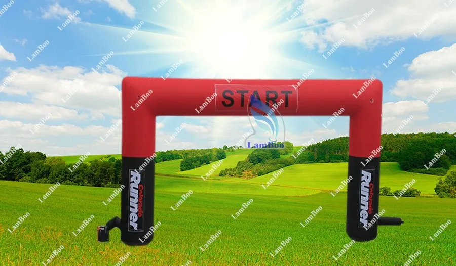 Grand 8 метров/26ft надувные Start Line Спорт Арка событие вход с вашим логотипом, CE/UL Воздуходувы в комплекте DHL