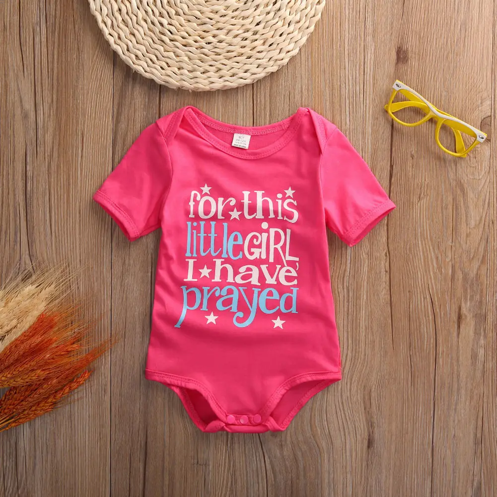 

(0-24M)Newborn Girls Baby Bodysuits Summer Style infant clothes toddler Clothing jumpsuits overalls