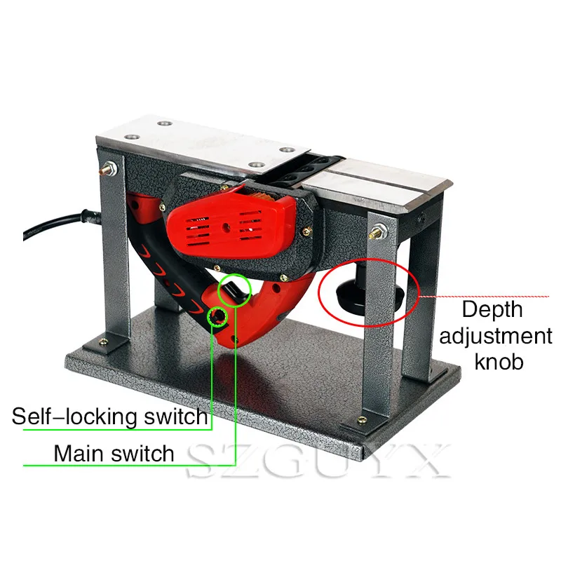 220 В/600 Вт Мощный многофункциональный Электрический станок, деревообработка, портативный Электрический строгальный станок, электроинструмент, деревообработка, pla