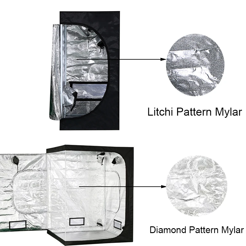 BEYLSION Indoor Hydroponics Grow Tent Grow Room Box plant lighting Plant Growing Reflective Mylar Non Toxic Garden Greenhouses00061