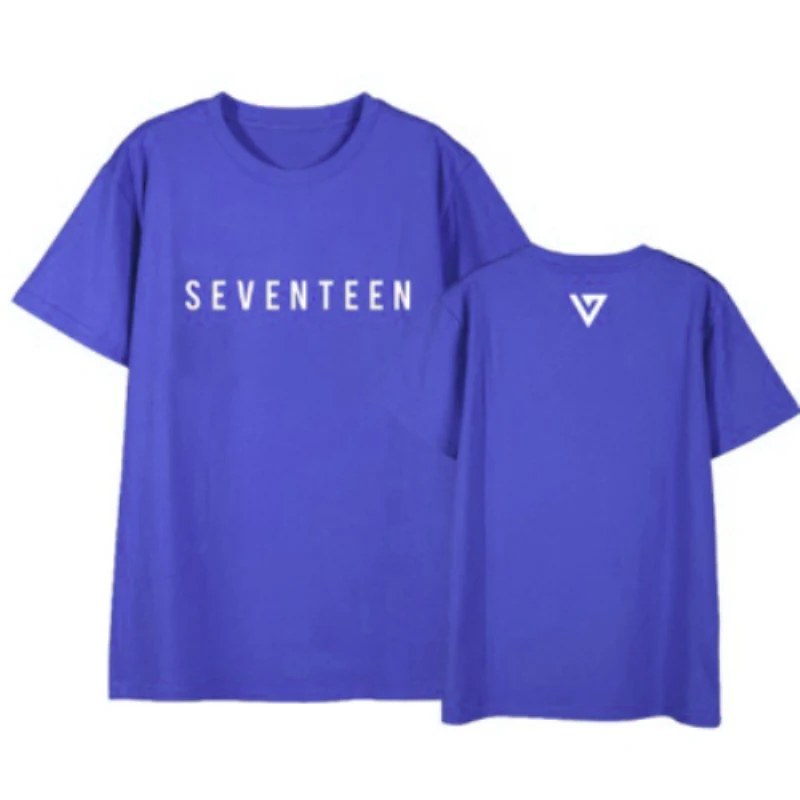 Mainlead KPOP футболка Seventeen со стразами повседневные футболки с надписью для
