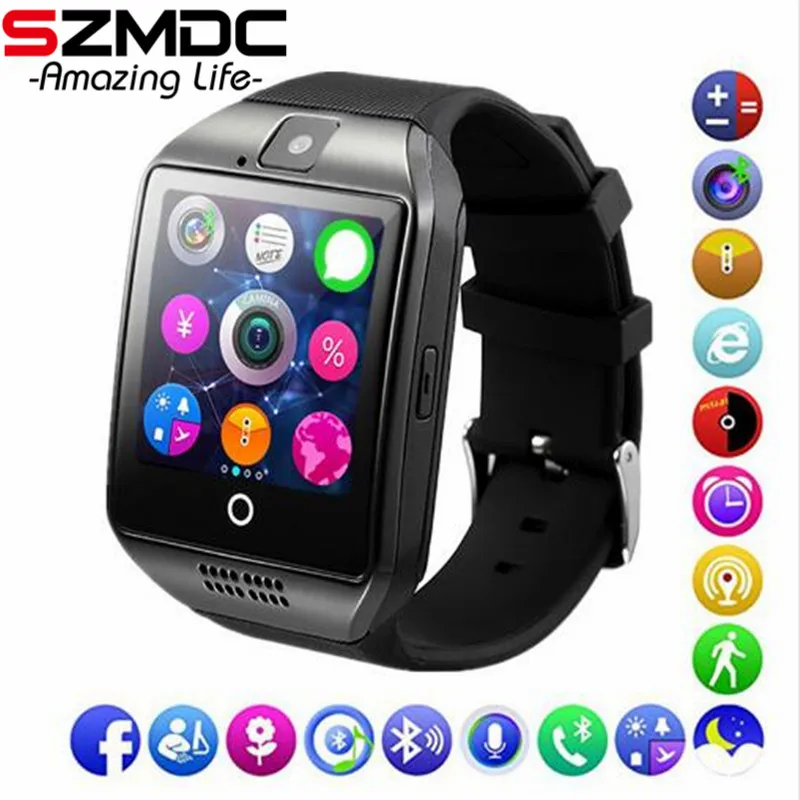 SZMDC Bluetooth Smart Watch Q18 Support Sim TF Card font b Phone b font Call Push