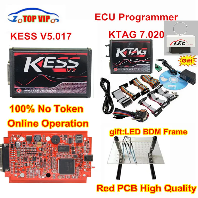 Инструмент Good KM V2.47 EU Kess V5.017 Ktag V7.020 BDM Frame V2 OBD2 Набор для тюнинга 5 017 K Tag 7 020 4