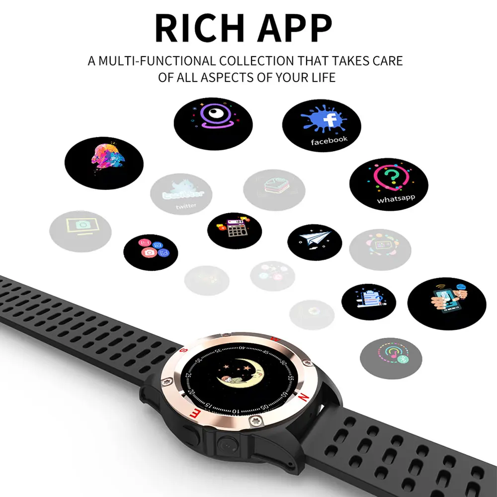 Smartwatch спортивные часы 720 P камера Smatwatchs напоминание о вызове водостойкий