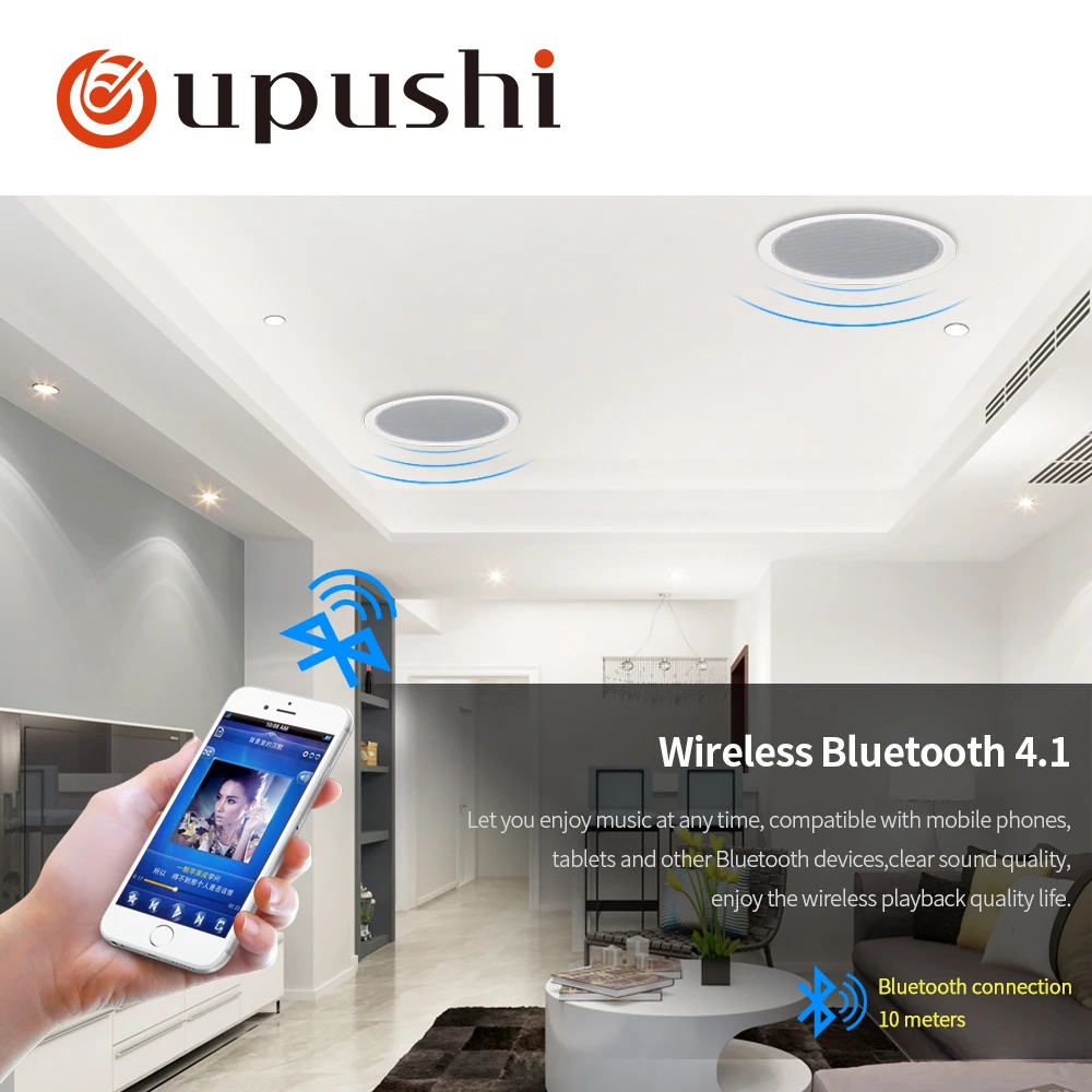 Oupushi Best Seller Bluetooth Speaker Package For Home Theater Store Background Music System