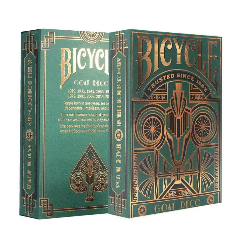 

Bicycle Goat Deco Deck Standard Playing Cards USPCC Limited Edition Sealed New Magic Cards Magic Props Close Up Magic Tricks