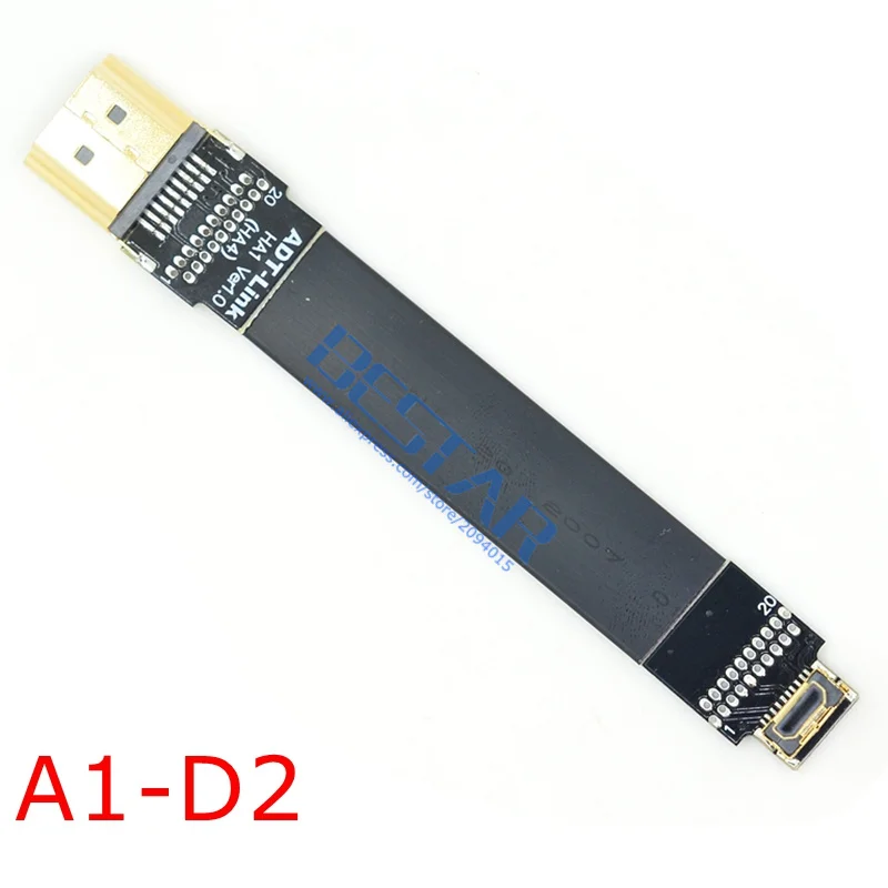 A1 HDMI 2,0 A Male to FPV HDMI Mini HDMI Micro HDMI экранированный FPC плоский кабель 4k 60Hz 5 cm-2 m для мультикоптера аэрофотосъемки