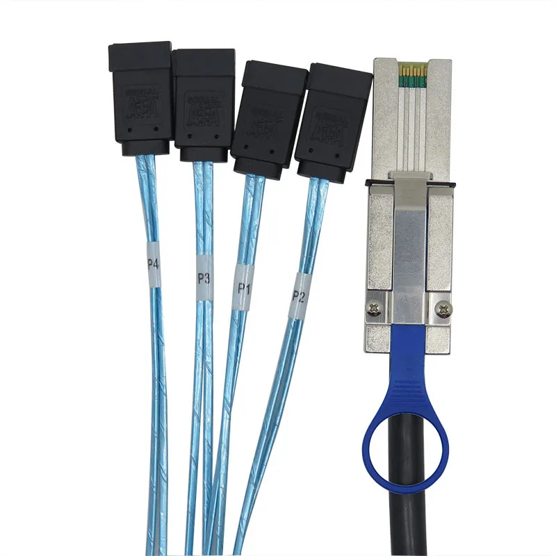 Cabo embutido mini-sas 26p para 4sata com trava l = 1.0-2.0m