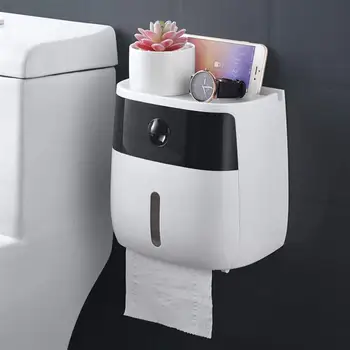 

Kitchen Roll Adhesive Paper Towel Holder Storage Rack Sundries Organizer Home Storage Tools Cabinet Cupboard Tissue Shelf