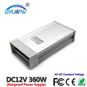 

Rainproof LED Driver DC12V 300W 350W 360W 400W Power Source Lighting Transformer 110V 220V AC DC 12V SMPS For Outdoor Strip Lamp
