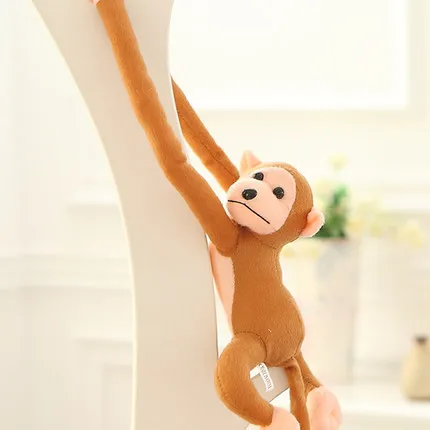 60cm Lange Arm Affe scherzt weiche Plüsch-Puppe Reizendes angefülltes Tier #OS 