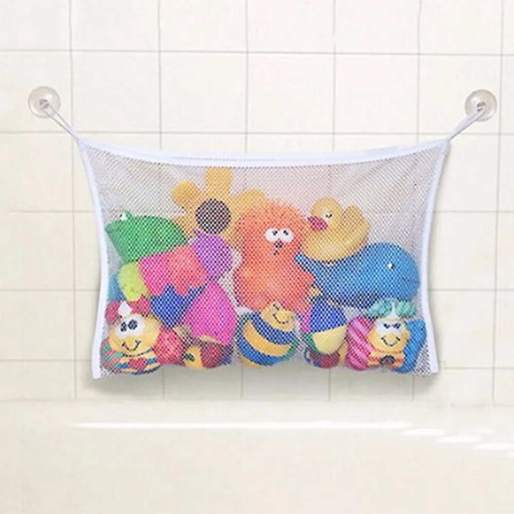 Детская Ванна время милые игрушки аккуратные хранения присоске мешок сетки Органайзер для ванной сетки