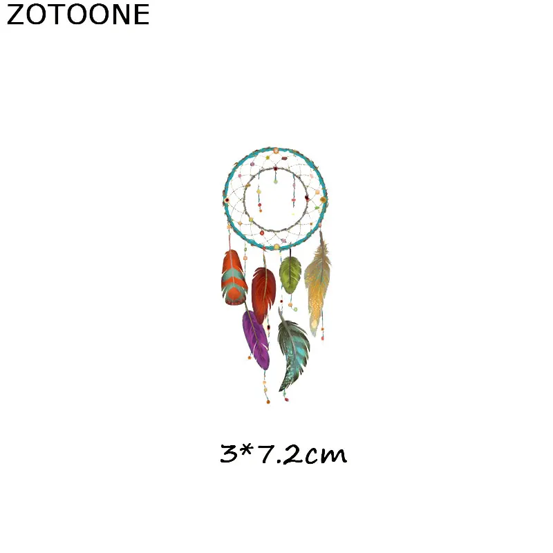 ZOTOONE милые Ловцы снов утюжок на передачу патч для одежды тепло на тепловых пластырей плавкие Наклейки Аппликации на одежду E - Цвет: 129