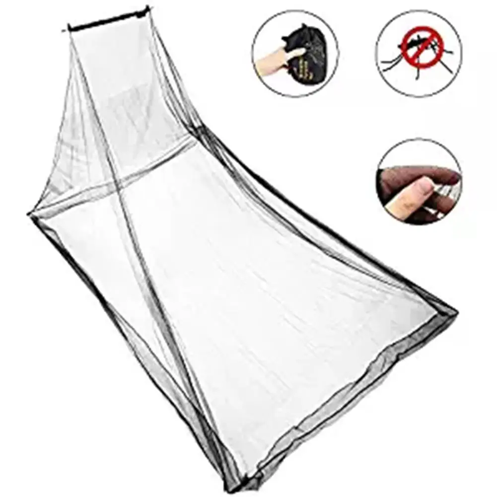 

Foldable Portable Mosquito Net Pyramide For 2/1 Person Bed Tent Nylon Head Lightweight Outdoor Gear Camping Fishing Accessories