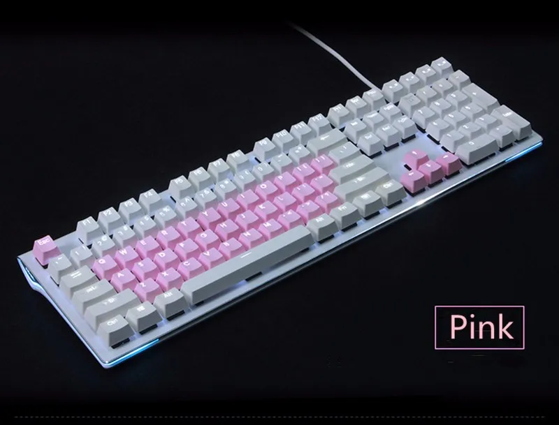 Cherry MX Keycaps подсветка PBT 37 клавиш плюс ESC Double shot Просвечивающая подсветка с подсветкой для механической клавиатуры