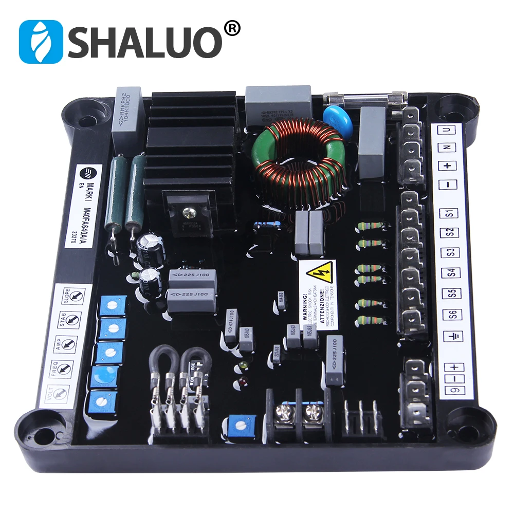 Бесщеточный дизельный генератор AC AVR M40FA640A Marki автоматические регуляторы