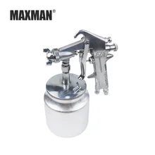 MAXMAN 600 мл профессиональный пневматический пистолет Аэрограф опрыскиватель сплав живописи распылитель инструменты с бункера для покраски автомобилей