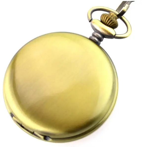 Лидер продаж полированная механическая подвеска карманные часы ретро скелет Римский циферблат стимпанк открытым лицом подарочные карманные часы 10 шт./лот - Цвет: Золотой