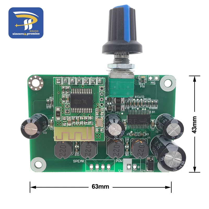 Bluetooth 4,2 TPA3110 30 Вт+ 30 Вт PBTL цифровой стерео аудио Мощность модуль усилителя 12 V-24 V автомобиль для Портативный USB Динамик